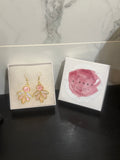 Light Colored Resin Earrings